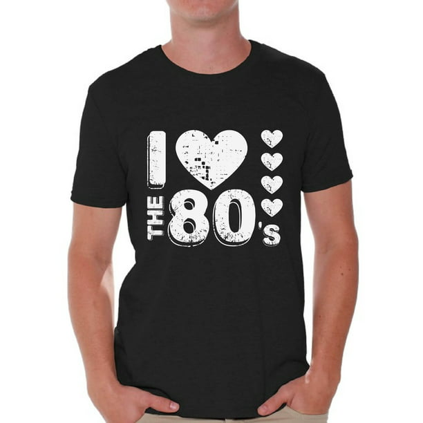 Back to the 80's HOODIE JUMPER TOP I LOVE I HEART 80s Dance Club Party BACK.80